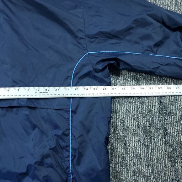 Vintage 2000s Nike Grey Label Anorak Blue WindBreaker XL VTG RARE SWOOSH Vented - Picture 14 of 16